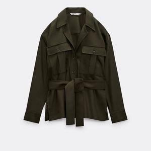 Belted pocket shirt never worn